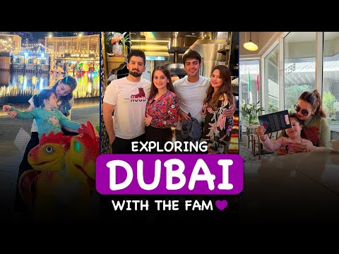 Exploring Dubai With The Fam - Aiman Khan In Dubai