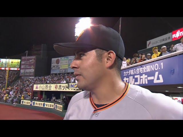 ジャイアンツ・ビヤヌエバ選手ヒーローインタビュー 2019/6/4 E-G