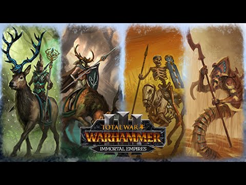 Skeleton Horde vs Wild Hunt - Tomb Kings vs Wood Elves