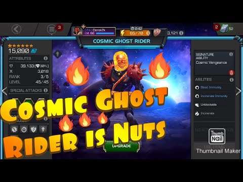 Mcoc Cosmic Ghost Rider 6* rank 3 is actually ridiculous