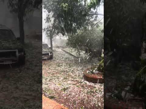 Granizo en Mayor Otaño 30-07-2026 #paraguay #itapua #nature #fenómenoelniño #climatechange #shorts