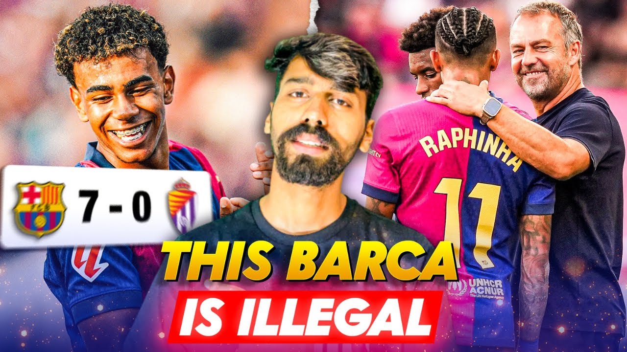 Stop it BARCELONA , This is illegal ! Barcelona Huge 7-0 Win and Show Real Madrid How its Done.