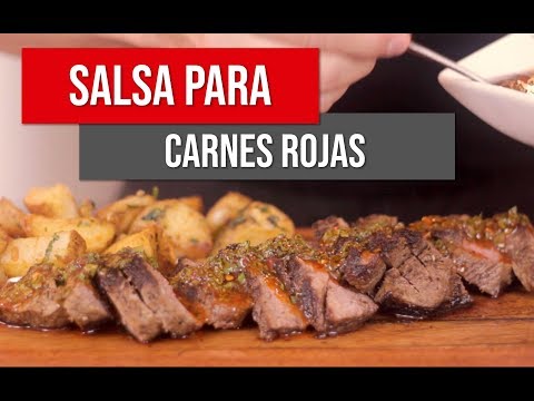 Salsa para carnes Rojas | Cómo hacer condimento para carnes ?