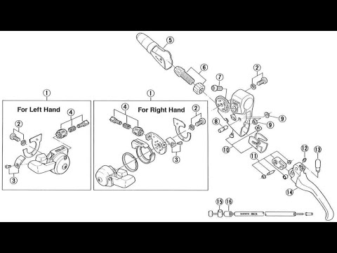 Shimano ST-M092 2 finger type Rapidfire Deore XT Brake-shifters 3 Speed (1990)