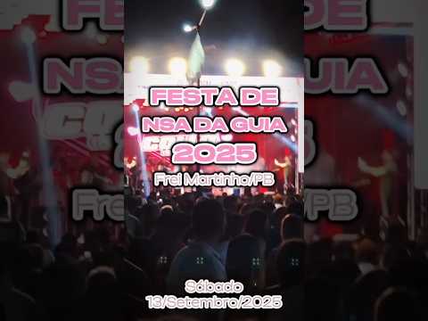 Sábado de muito forró na Festa de Nossa Senhora da Guia 2025 em Frei Martinho/PB! 🎶💃🕺#Forró #Família