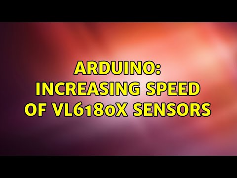 Arduino: Increasing speed of Vl6180x Sensors