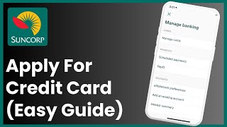 How to Apply for Suncorp bank Credit Card