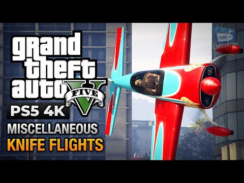 GTA 5 PS5 - All Knife Flights Challenges