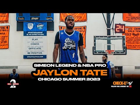 Simeon Legend & NBA Pro Jaylon Tate: Summertime Chi Highlights 2023 | Checkup App