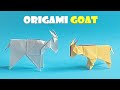 How To Make An Easy Origami Goat Step By Step Tutorial