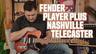 Video thumbnail for Fender Player Plus Nashville Telecaster Guitar Review | An Electric Guitar Tone Machine by Tarpley Music