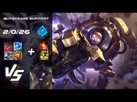 SUPPORT Blitzcrank vs Alistar - NA Grandmaster Patch 15.1