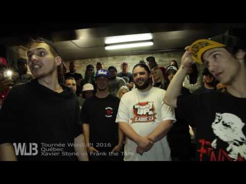 WordUP! Tournée 2016 -  Xavier Stone vs Frank the Tank