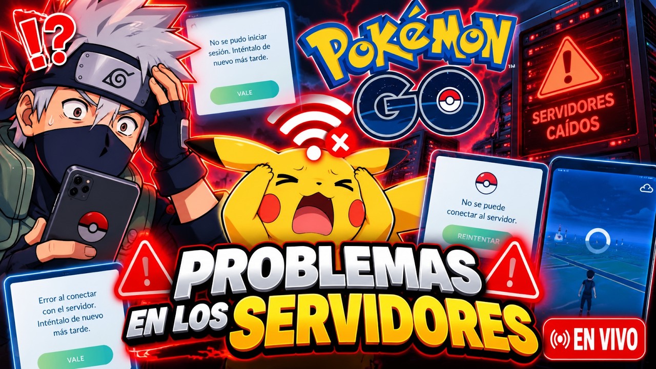 🚨 ¡POKÉMON GO ESTÁ FALLANDO! 😱 ¿QUÉ PASA CON LOS SERVIDORES? 🔴 EN VIVO