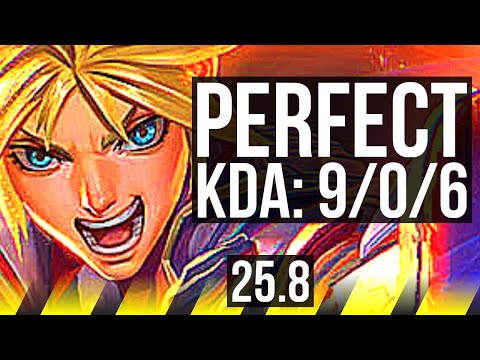 EZREAL & Karma vs JHIN & Blitzcrank (ADC) | 9/0/6, Quadra, Legendary | KR Master | 25.8