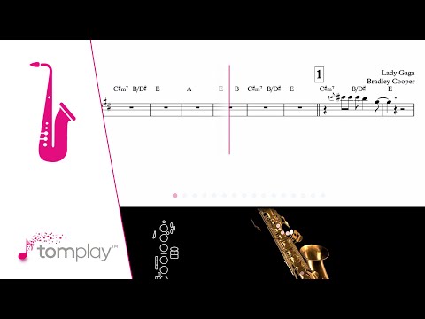 Bradley Cooper: A Star Is Born - Shallow (Intermediate Level, Alto Sax) - Sheet Music