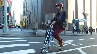 URB-E’s silly-looking electric scooter just slayed my commute