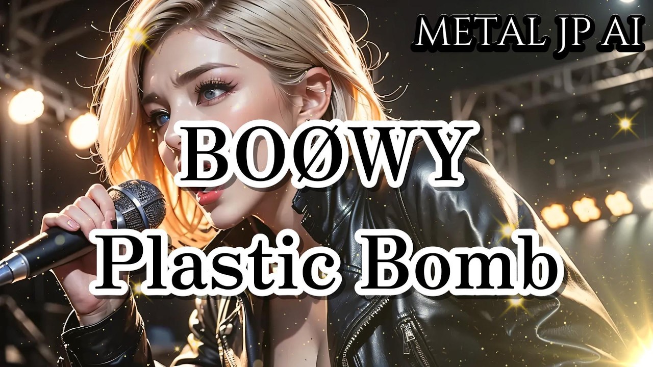 BOØWY【Plastic Bomb】AIメタル女子がカバーした　AI cover J-Rock