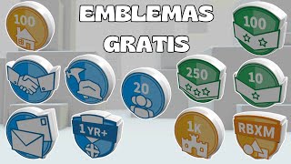 NUEVOS ACCESORIOS QUE SERÁN GRATIS EN CONMEMORACIÓN A LOS EMBLEMAS DE ROBLOX