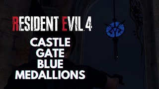 Resident Evil 4 Remake: Castle Gate Blue Medallion Locations