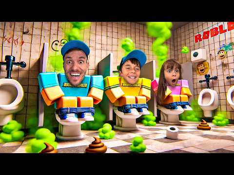 FUGA da ESCOLA para Usar o BANHEIRO no Roblox! 💩🤣