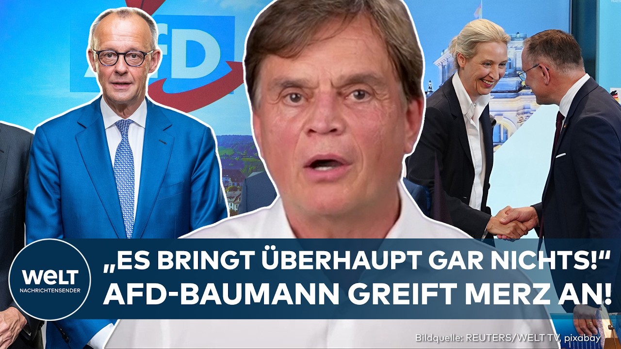 AFD-ATTACKE! "Dieser ganze links-grüne Unsinn!" Baumann zerlegt Steuerpläne der Koalition