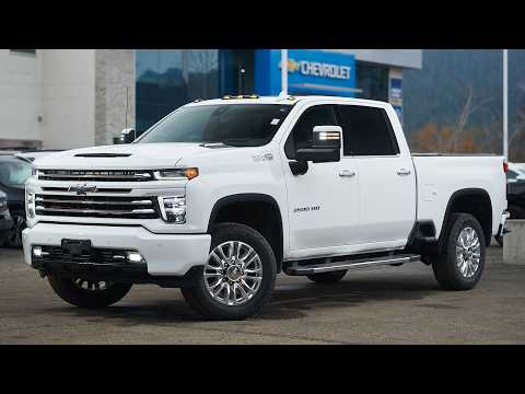 2022 Chevrolet Silverado 3500HD 4WD Crew Cab Standard Box High Country in White for sale at Salmon Arm Chevrolet Buick GMC in Salmon Arm, BC
