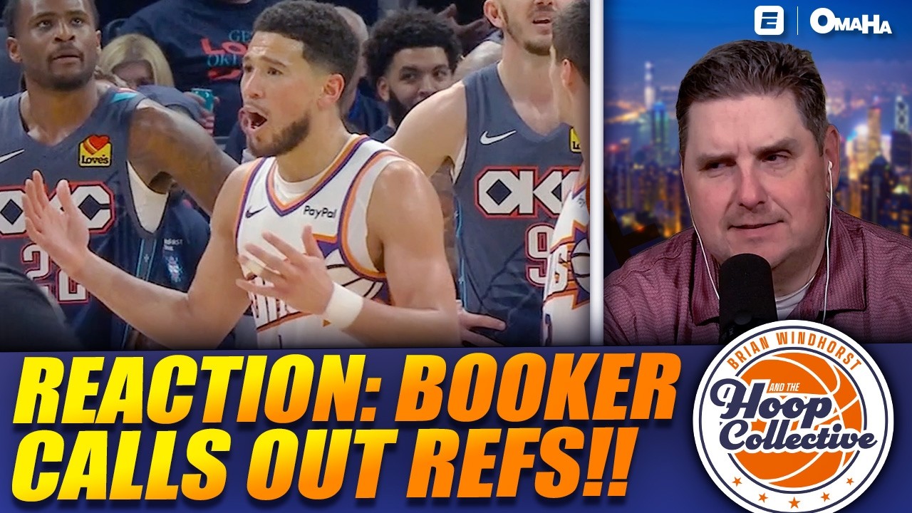 REACTION: Booker CALLS OUT Refs?? Thunder Foul Drama Grabs Attention Again