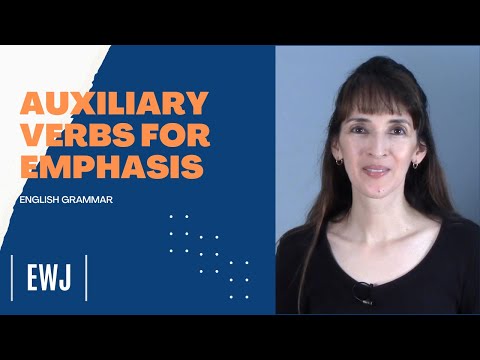 How to Use Auxiliary Verbs for Emphasis and Contrast 🔹 English Grammar