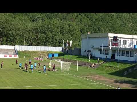 Pogodak Drage Maksimovića za FK Drina Zvornik protiv tima Borca iz Dubice za 1:0 u Zvorniku 11.maja