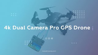 4K Dual-Camera Pro GPS Drone (2-Pack Battery)