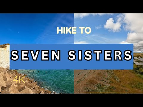 Seven Sisters  South Downs Way Trail .  Walking,  London  Eastbourne to Seaford. UK