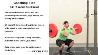 253. 1&1/4 Barbell Front Squat