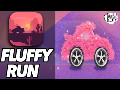 FLUFFY RUN Gameplay Walkthrough - A Relaxing Race Game (iOS, Android) - YouTube