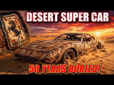 Thumbnail for 🏎️ DESERT FERRARI — 1970 Daytona Found in Sand! 🏎️😱 Complete Restoration || Restoration Workshop || by Ferrari Daytona