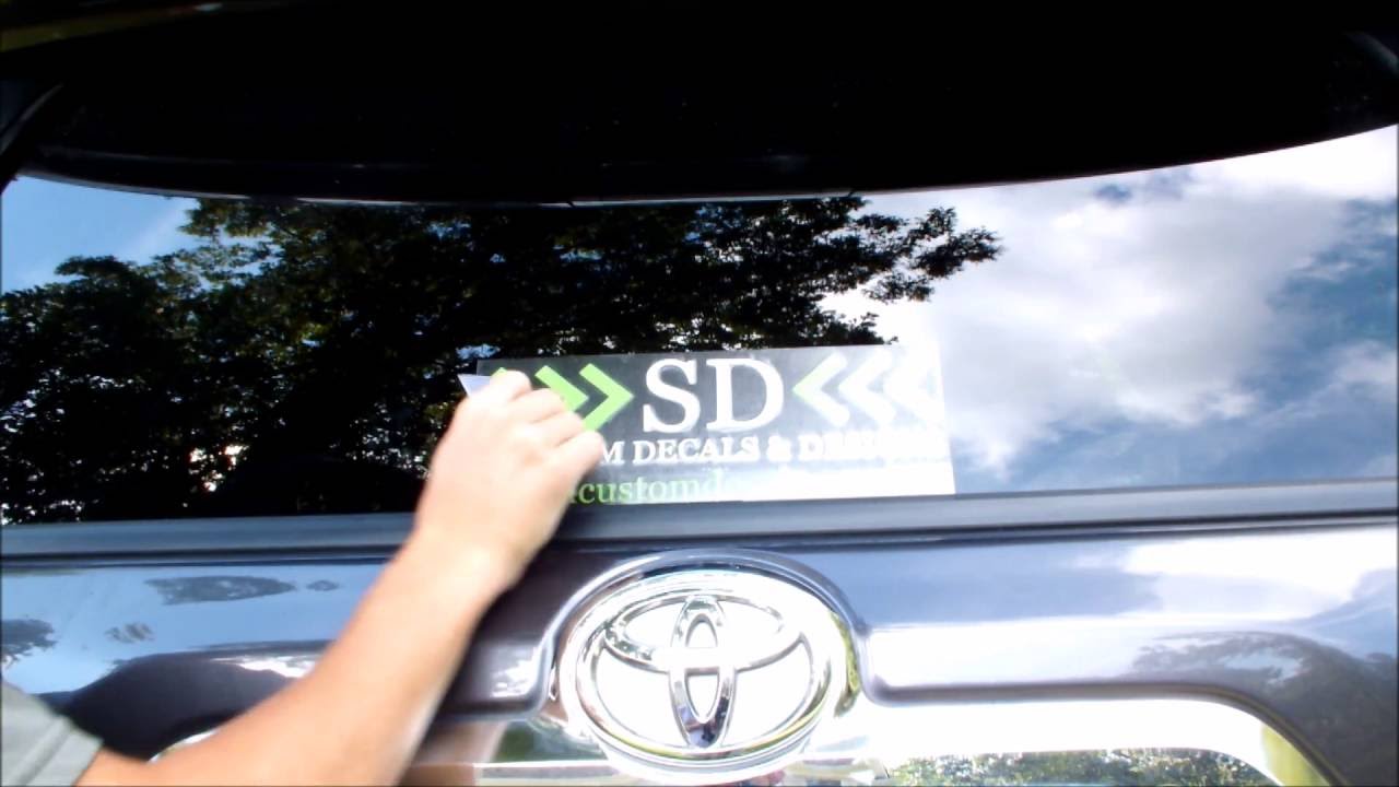 How to Apply a Decal