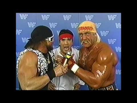 Hulk Hogan, Randy «Macho Man» Savage & Ricky «The Dragon» Steamboat promo 01