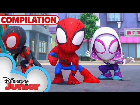 Every Spidey Music Video! | Compilation | Marvel's Spidey and his Amazing Friends | @disneyjr