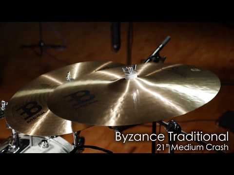 Meinl Traditional B21MC 21" Medium Crash Cymbal  (w/ Video Demo) image 7