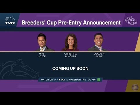 The Official Pre-Entry Announcement for the 2021 Breeders' Cup