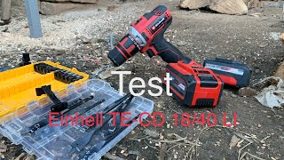 Einhell TE CD 18/40 LI Akkuschrauber Test