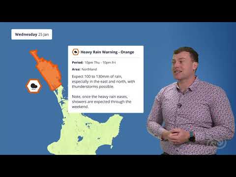 Severe Forecast from Wednesday 25th January 2023