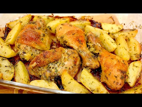 THE EASIEST WAY TO MAKE ROASTED CHICKEN WITH POTATOES - SUCCULENT AND SUPER TASTY - Isamara Amâncio
