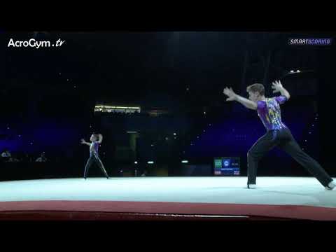 GBR 11-17 Men's Pair Dynamic Final - Acrobatic European Championships 2021