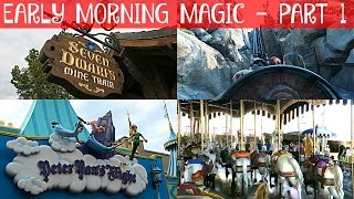 EARLY MORNING MAGIC (Part 1) | Walt Disney World Vacation June 2016 Day 4, Part 1
