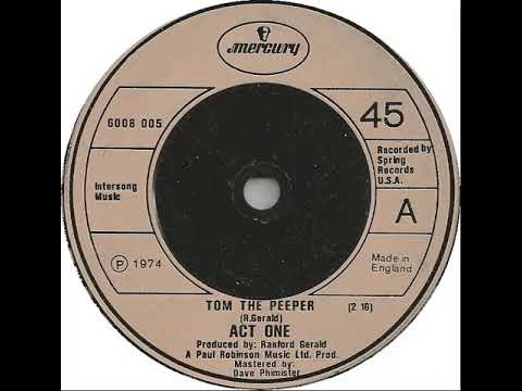 UK New Entry 1974 (105) Act One - Tom The Peeper