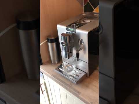 How to make an espresso coffee from the Jura ENA 9 coffee machine at The Nautilus COWES