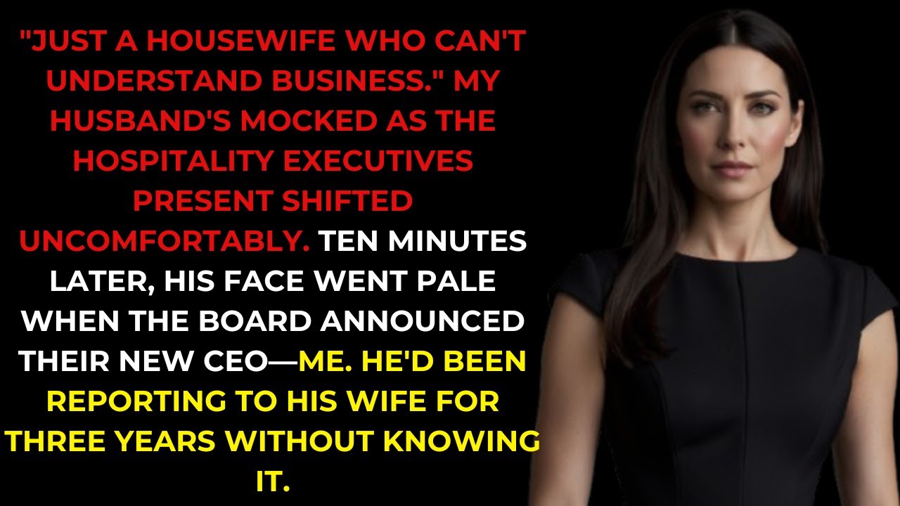 Husband Mocked Me for Being 'Just a Housewife'—Then He Discovered I Was His Company's CEO