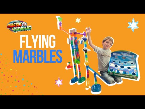 How to play with Flying Marbles. Ways to build a marble run.