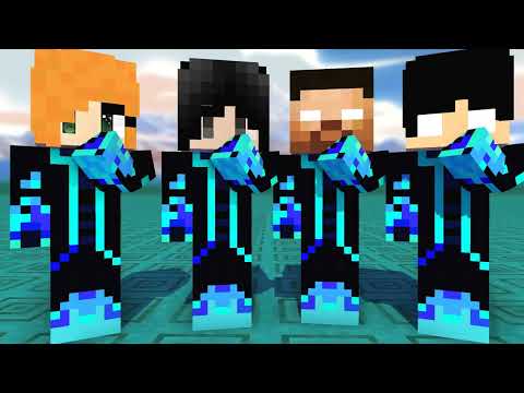 MONSTER SCHOOL:SKIRRI ICE HEROBRINE FAMILY - MINECRAFT ANIMATION
